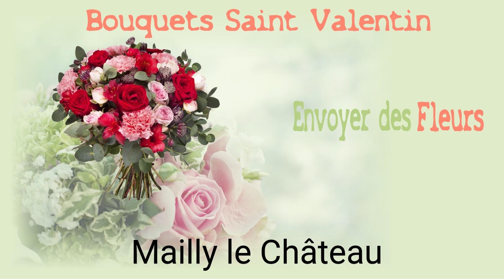 Roses de Saint-Valentin livrées à Mailly-le-Château